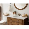 StorageWorks Bathroom Baskets for Organizing, Small Wicker Basket for Bathroom