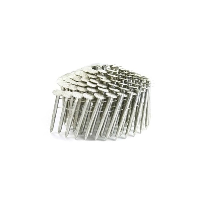 1 3/4" Ring 304SS Coil Roofing Nails 600ct