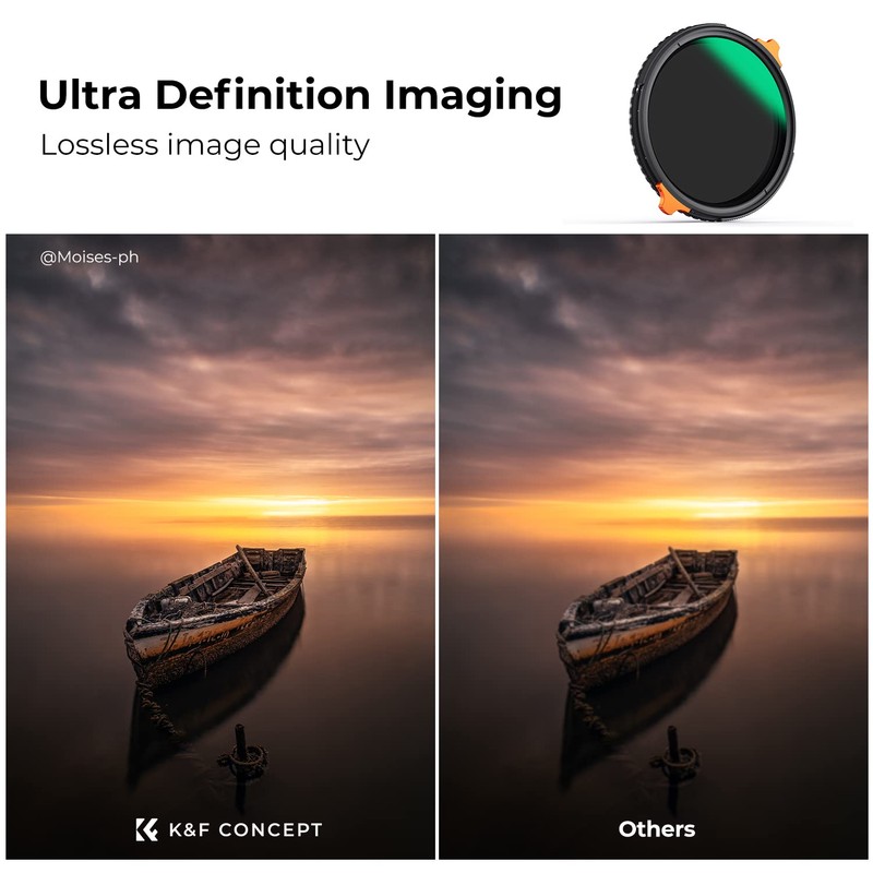 K&F Concept Nano-X Polarising Filter ND Filter 58 mm CPL&ND4-ND64