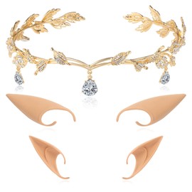 Tiara Crystal Crown Wedding Crystal Tiara Gold Princess Crown Rhinestone Tiaras crowns and birthday for Women Girls Hair Accessories for Bridal Hair Prom Princess (gold)