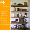 Blind Floating Shelf Brackets - DIY Heavy Duty 8 inch