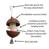 Polly's Coconut Hut Bird Chew Toy, Large