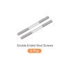 METALLIXITY 5pcs Double Head Stud Screw M6 Screw 70mm Length