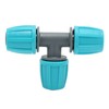 20PCS 16mm Tee Pipe Connector PE Irrigation Tubing Tee for
