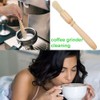 Coffee Grinder Cleaning Brush + Coffee Brush Wood Handle &