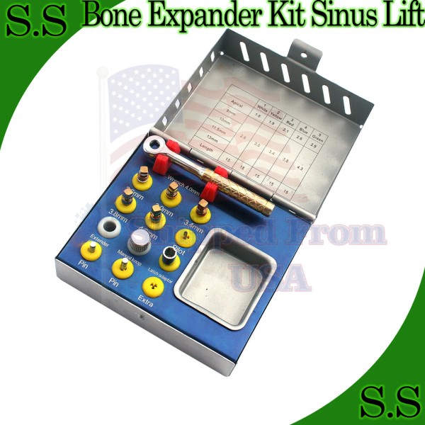 S.S Dental Bone Expander Kit Sinus Lift Saw Disks With