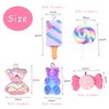 ZOCONE Colorful Candy Pendant Charm, 60 Pcs Mixed Cute Charms