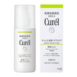 Kao Curel Sebum Trouble Care Moisturizing Gel, 4.1 fl oz (120 ml) x 4 Pieces