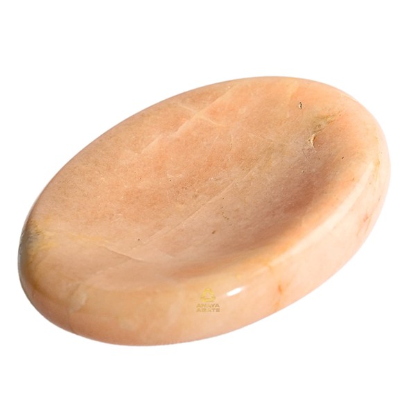 Peach Moonstone Worry Stones – Crystal Thumb Worry Stone for
