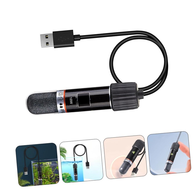 BESPORTBLE Mini USB Aquarium Heater Constant Temperature Control for Small