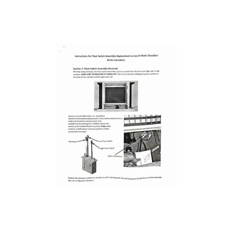 1051224-01 Water Float Switch Kit fit for Ice-O-Matic Ice Machine
