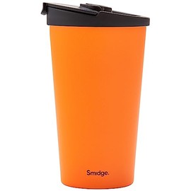Smidge Travel Cup - 355ml, Citrus, Stainless Steel, Leakproof, Insulated, Hot & Cold Drinks, BPA Free