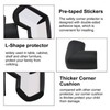 INCREWAY Baby Protection, 12 mm Thick, Black Nitrile Butadiene Rubber,