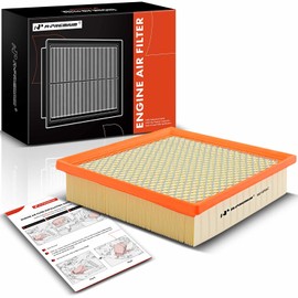 A-Premium Engine Air Filter Compatible with Toyota, Dodge, Jeep & Lexus Models - Camry, Highlander, Avalon, Sienna, Durango, Grand Cherokee, ES350, NX300, RX350 - Replace# 17801-0P050, CA10755