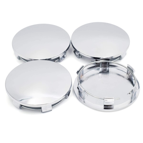 Rhinotuning 83mm(3.27in)/76.4mm(3in) Chrome Silver ABS Car Wheel Center Hub Caps Replace #88963143#9595891#9595759#9596403#19333200 Suburban 2001-2017 4pcs
