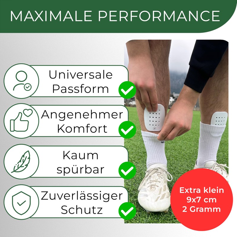 JDP Light Shin Pads, Extremely Light/Barely Noticeable Mini Shin Pads,