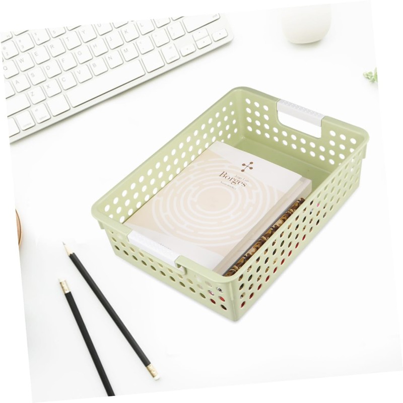 SHOWERORO 3pcs Office Storage Basket File Basket File Organizer Organizer