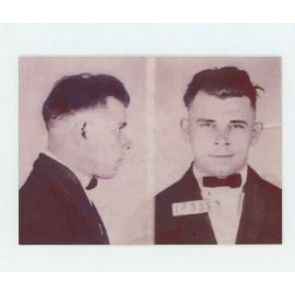 John Dillinger - METAL Mug Shot Trading Card - Bank Robber - Public Enemy