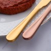 BYEGOU Gold Steak Knives Set of 12, 9 Inch Stainless