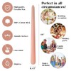 12 Pack 10 inch Soft Peach Taper Candles, Unscented Dripless