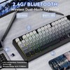 ZIYOU LANG M75 Wireless Gaming Keyboard, RGB Backlit Rechargeable 2000mAh