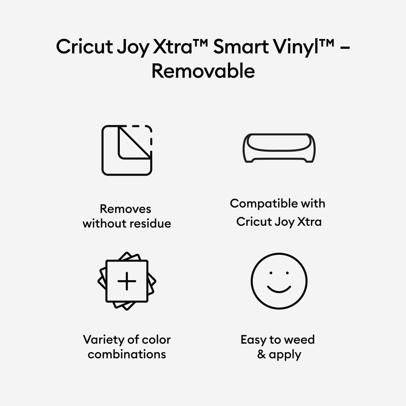 Cricut Joy Xtra Smart Vinyl - Removable (3ft )