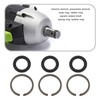 10 Sets Impact Wrench Socket Retaining Ring with O-Ring Suitable