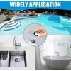 DBOO 2 Pack Universal Bathtub Plug And Chain Drain Stopper