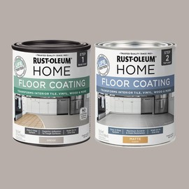 Rust-Oleum 367594 Home Interior Floor Coating Kit, Matte Greige