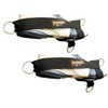 1 Pair Gym Foot Shoe Strap (Unisex) Black 3-D Ankle/Foot
