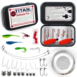 TinTackle Pro – Compact Survival Fishing Kit with Mini Finger Reel | Ultralight Emergency Fishing Gear for Camping, Hiking & Outdoor Survival