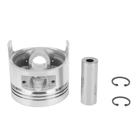 Motor Diésel 186FA Motor de Pistón Kit de Pistón Pin de Montaje Piezas del Motor Diésel Refrigerado por Aire con Anillo de Seguridad para Motor Refrigerado por Aire