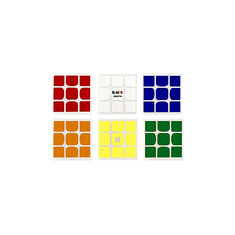 Rubik’s Connected Cube Replacement Stickers - Replacement Set of Stickers