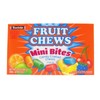 Fruit Chews Mini Bites Candy Coated Chews Movie Theater Box,
