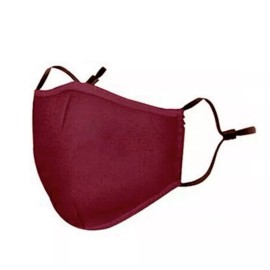 Unbranded COTTON FACE MASK, NOSE WIRE, ADJUSTABLE EAR, 2 FILTERS, POCKET, REUSE, WASHABLE