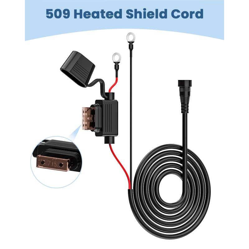 LUPING Heated Shield Cord Snowmobile Helmet Heated Face Shield Cord