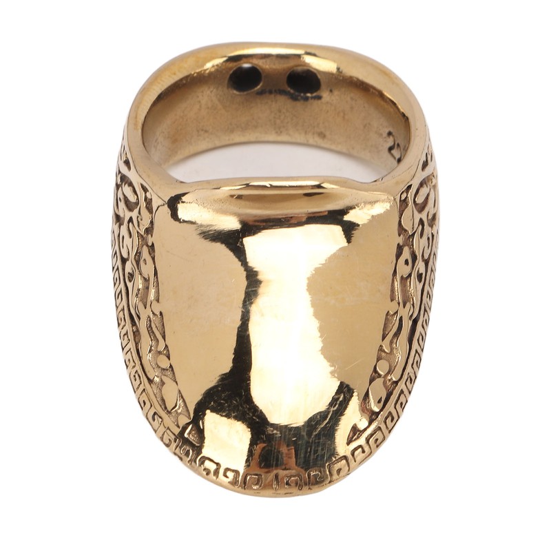 Archery Thumb Rings Good Protection Engraving Pattern Thumb Protector Rings