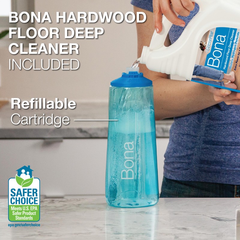 Bona PowerPlus Premium Motion Spray Mop for Hardwood Floors -