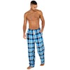 INSIGNIA 2 Pack Mens Fleece Check Pyjamas Lounge Pants Bottoms