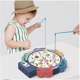 MBVBN Juguete para Estanque de Pesca para niños,Juegos de Mesa Montessori