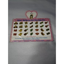 Expressions By Harry Ash 1991 HARRY ASH EXPRESSIONS STICK-ON DECOS FOR EARINGS ETC NEW SEALED