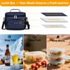 Vankor Insulated Lunch Bag for Men Women, Reusable Lunch Box