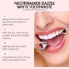 PRAOFRT Pack of 2 Niacinamide Whitening Toothpaste Toothpaste White Teeth