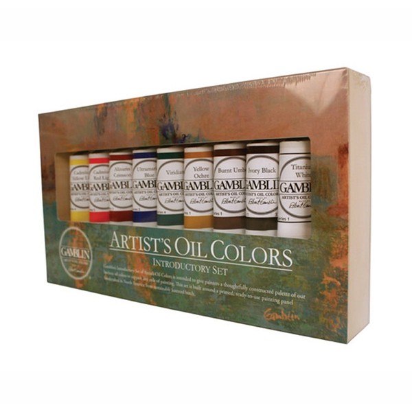 Gamblin Artist Oil Colors Introductory Set,Multi,37 ml