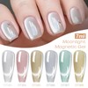 MEET ACROSS Magnetic Cat Eye Gel Polish - Long-Lasting, Multi-Color