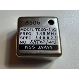 KSS NEW LOT *5* KSS CRYSTAL OSCILLATOR 7.68 MHz TCXO-31C pin 3 **USA SELLER**