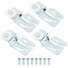 Closet Sliding Door Hardware Wardrobe Door Roller Kit, 4pcs Closet