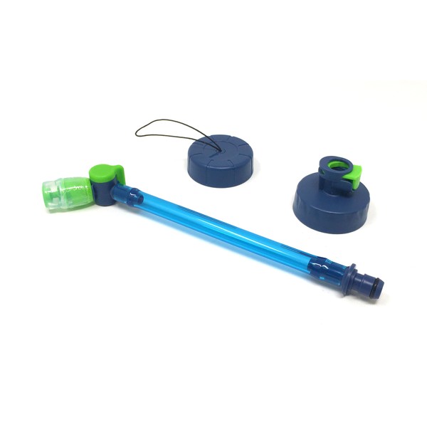 Mazama Soft Sport Bottle Accessory Kit with Standard Cap, Quick Connect Cap, 6" Tube and GYZR Bite Valve with Streaming Flow Option. Compatible and Most Other Major Hydration Brands.