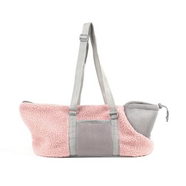 SIQITECH Dog Carrier Bag with Adjustable Shoulder Strap, Dog Bag, Winter Warm Shoulder Bag, Pets Foldable Transport Bag, Cat Bag, Breathable Travel Carrier for Cats, Puppies Under 4 kg