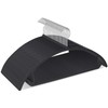 Ergonomic Curved Plastic Hangers 50pack - No Shoulder Bump Design,